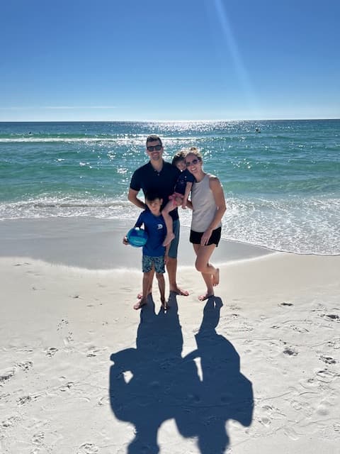 Ashley and Jason with their family